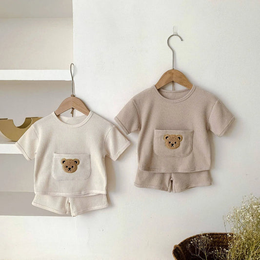 BabZ- Best Cotton Baby Clothes - Cute Bear Pocket Baby Boy Clothes